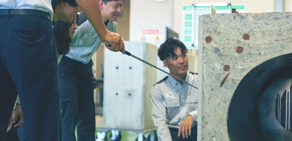 土木専門技術研修の様子